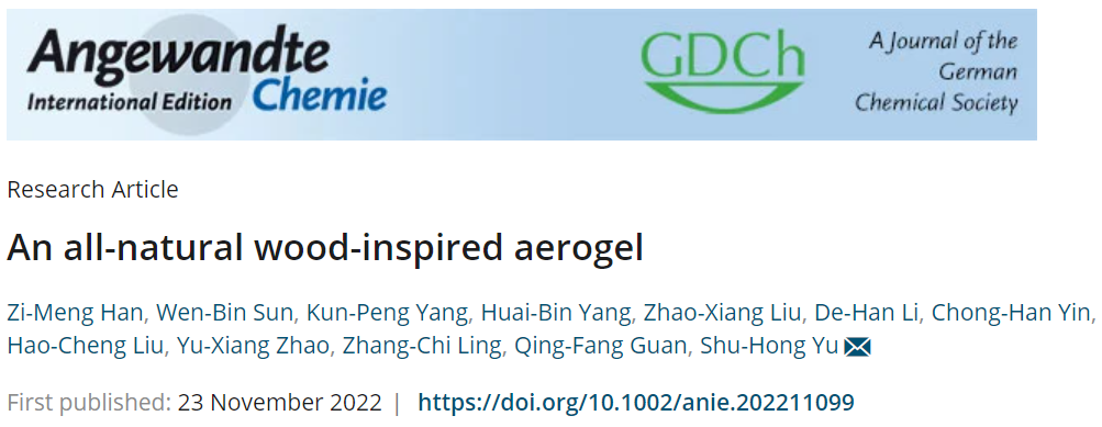 中科大俞書宏院士團隊，最新Angew.！
