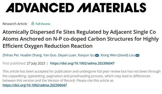 催化頂刊合集：AM、JACS、Angew.、ACS Energy Letters、ACS Catalysis、CEJ等成果！