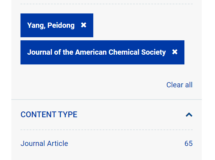 楊培東院士，最新JACS！