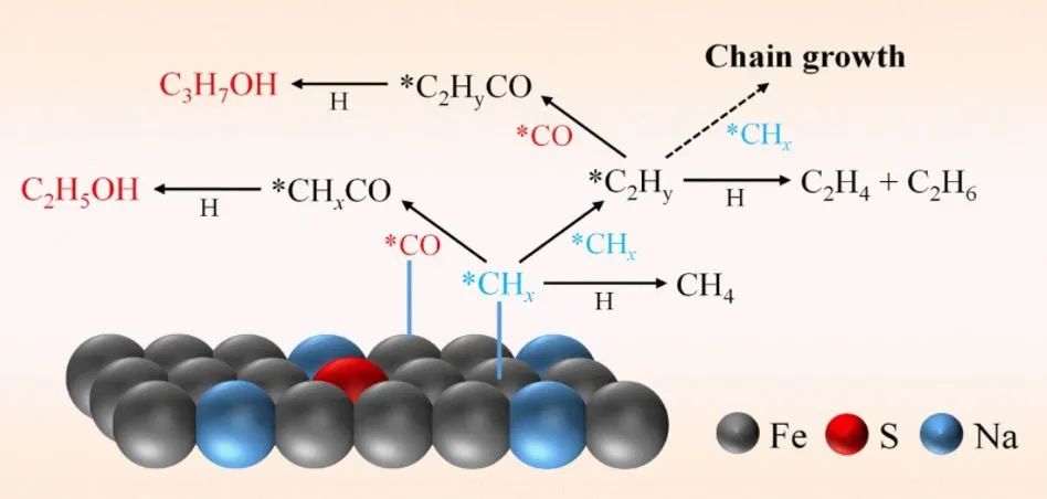 中科院孫劍Appl. Catal. B.: 具有Na和S協同的單金屬鐵催化劑用于CO2還原為醇