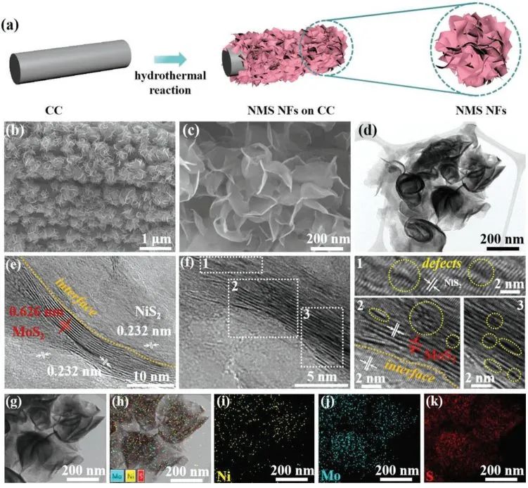 Small Methods: 1+1>2!缺陷加異質界面協同促進NiS2/MoS2電化學分解水