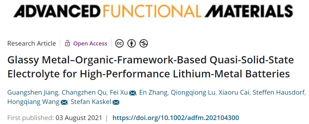電池頂刊集錦：十余家頂級機構聯合署名EES綜述！AFM、Adv.Sci.、EnSM、Nat. Common.等成果