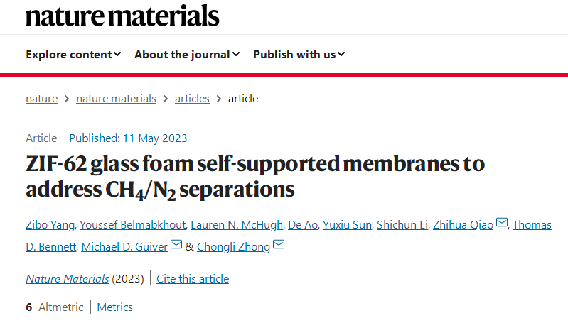博士生一作！天津工業大學，重磅Nature Materials！