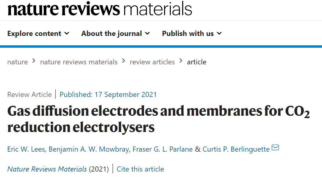 IF超過66，Nature Reviews Materials最新綜述：高效CO2RR電解槽該如何設(shè)計？