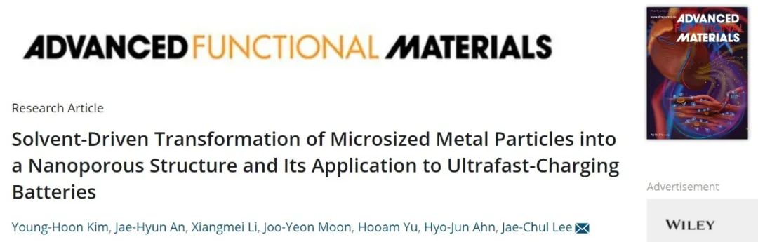 ?AFM：溶劑驅動獲得納米多孔結構，助力10C下6000次儲鈉！