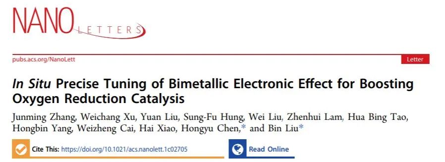 8篇催化頂刊集錦：AFM、Nano Lett.、ACS Catal.、Chem. Eng. J.等成果