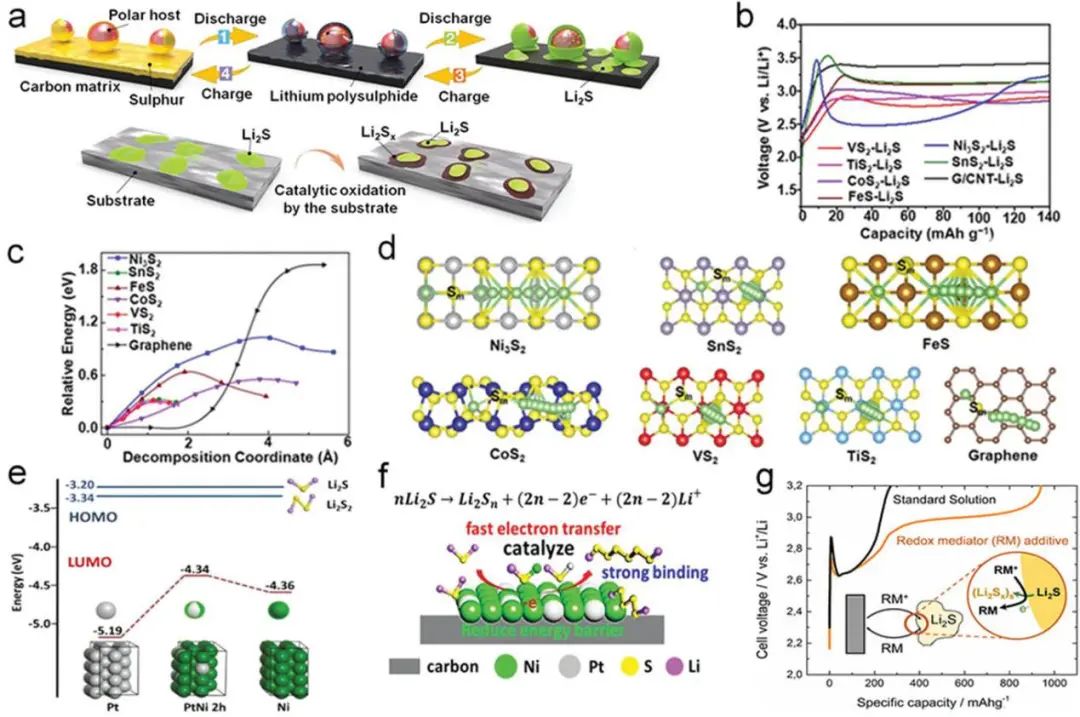 程沖/楊偉/李爽Adv. Sci.: 用于快速動力學金屬硫電池的多硫化物催化劑