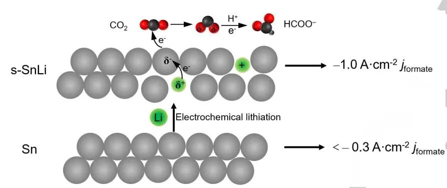 鄭耿峰/韓慶Angew.：安培級偏電流密度！表面Li摻雜助力CO2電化學合成甲酸鹽