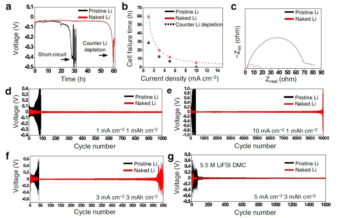 Nature子刊：超穩(wěn)定鋰負(fù)極，10 mA/cm2下循環(huán)1萬次！