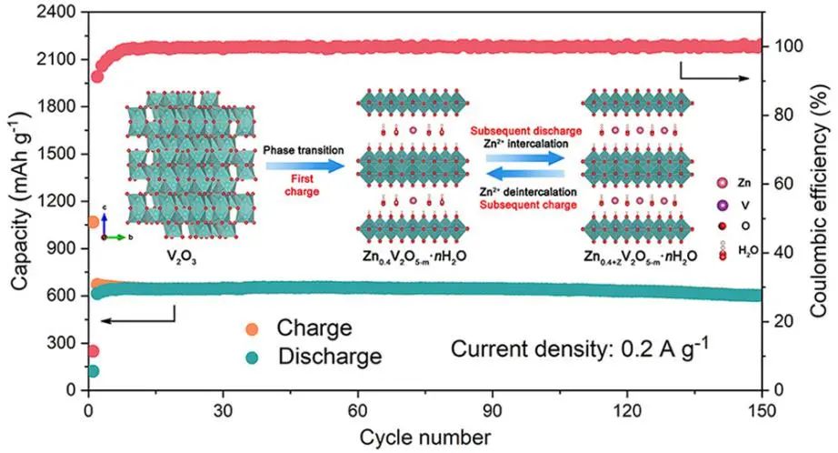 熊勝林/奚寶娟Nano Letters: 用于先進水系鋅電池的原位電化學活化V2O3 正極
