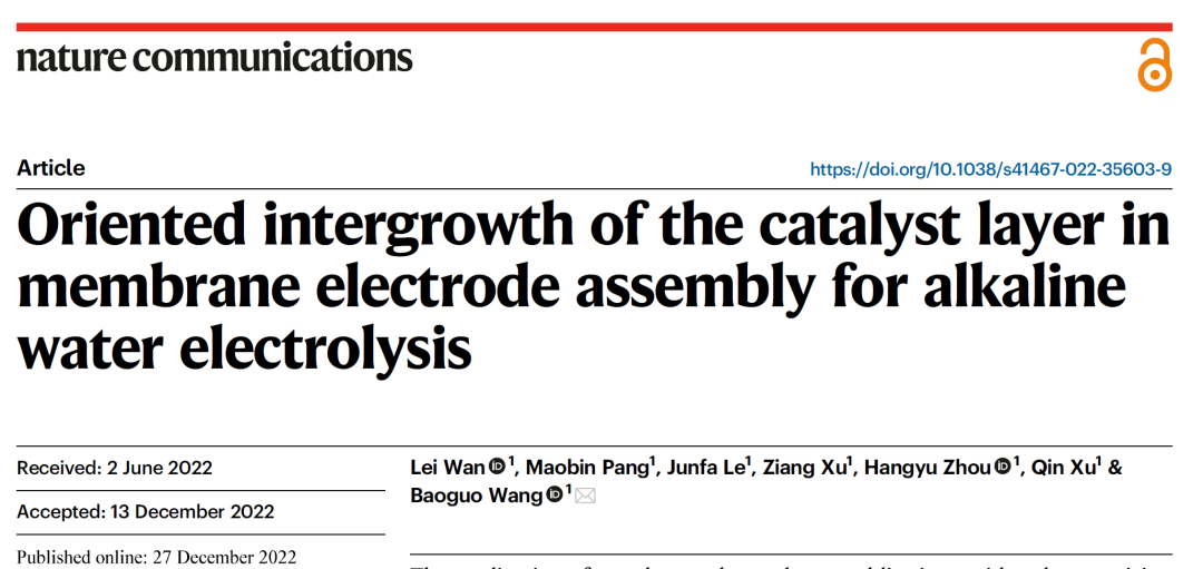 清華大學王保國團隊，最新Nature子刊！