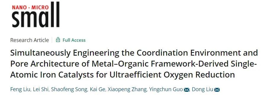催化頂刊集錦：ACS Catalysis、Small、Nano Energy、NML、Appl. Catal. B.等成果