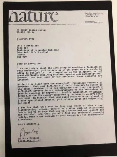被Nature無情拒稿27年后，他靠這個獲得諾獎！