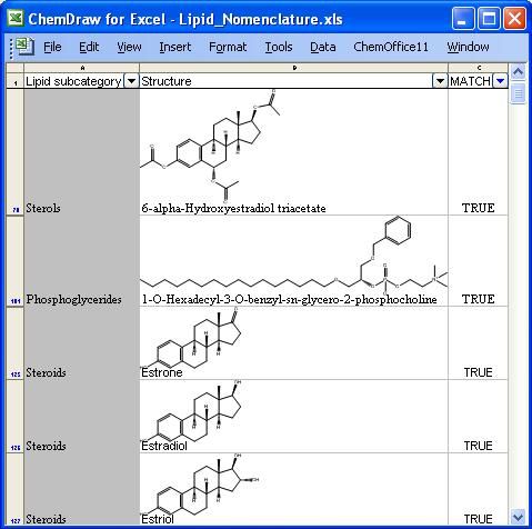 【ChemDraw干貨】詳解Excel表格化學搜索的兩種方法