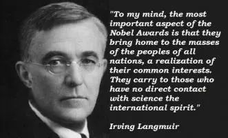 【人物】表面化學的開拓者——諾貝爾化學獎得主歐文·朗繆爾（Irving Langmuir）