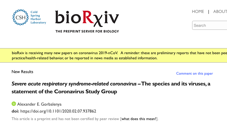 Science：全球科學家都被搞糊涂了！新冠病毒命名有點亂，世衛組織曾知會ICTV：SARS-CoV-2不適合中國