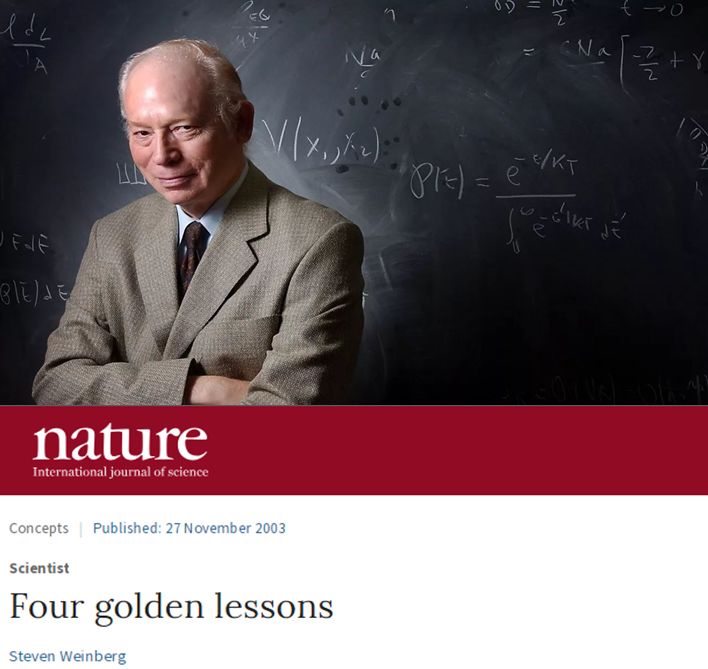 Nature：諾獎得主總結五十年科研生涯，給了研究生四條箴言！