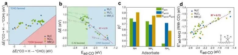 喬世璋/焦研JACS：理論計算+機器學習，揭示Mxene上C-N電偶聯反應的活性和選擇性路線