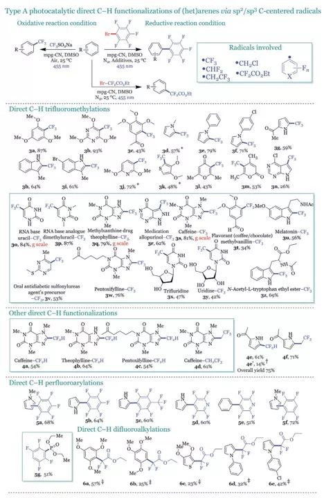 今日Science：有機半導體光催化劑實現芳烴和雜芳烴雙官能化