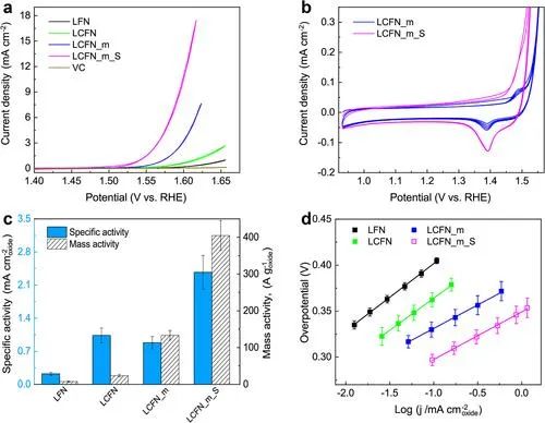 ACS Catalysis: 混合陽離子鈣鈦礦 La0.6Ca0.4Fe0.7Ni0.3O2.9作為析氧反應的穩定高效催化劑