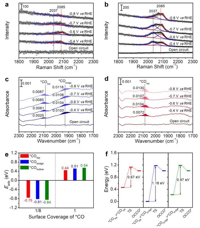中科大耿志剛Nano Lett.：了解*CO覆蓋率對(duì)CO2電還原中C-C耦合的影響