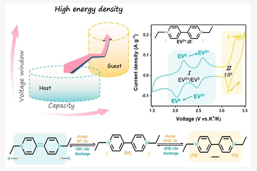 石大邢偉/崔永朋ACS Energy Letters：碘化有機鹽正極實現高能量密度鉀有機電池