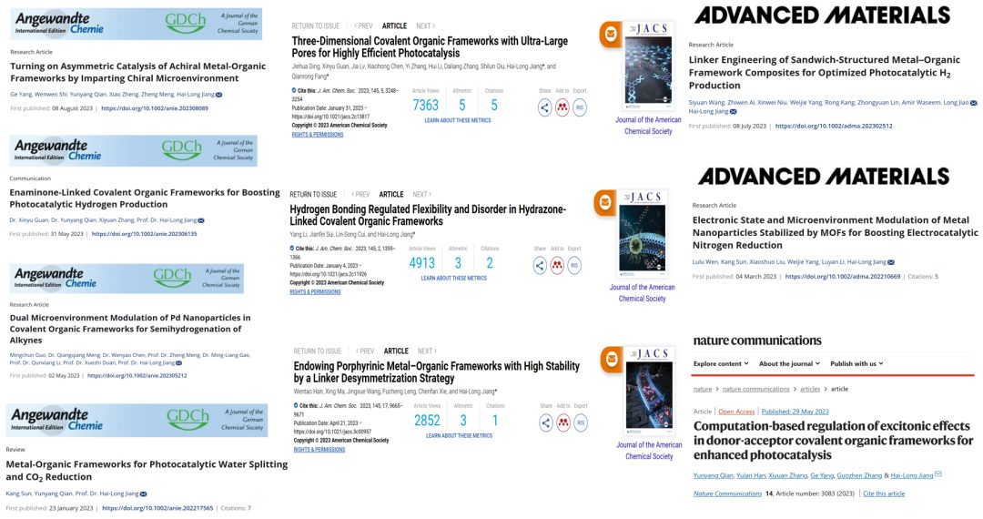 他，2023年已發表4篇Angew、3篇JACS、2篇AM、1篇Nature子刊…