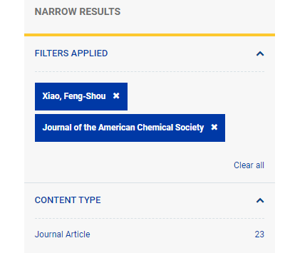 他，剛剛發表第23篇JACS！