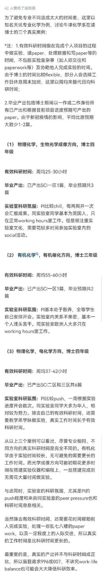 知乎熱議！“博士們每天科研時間是多久？”各學科博士現身說法，差距天壤之別！