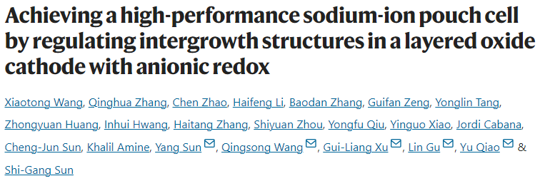 五校聯(lián)合，最新Nature Energy！