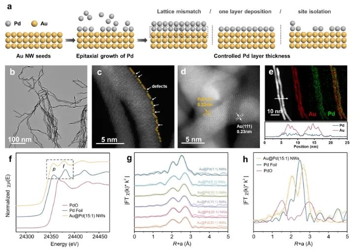 ?JACS：調制Au@Pd納米線上Pd 4d軌道重疊程度，實現選擇性制備H2O2