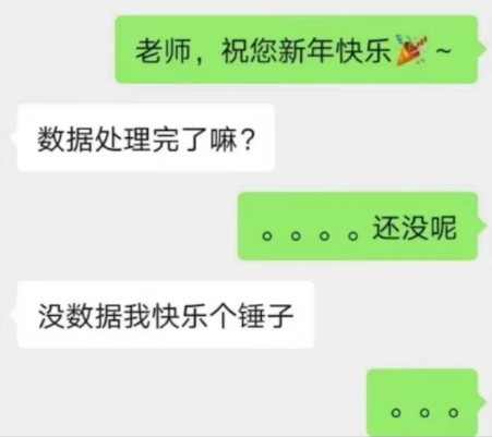 研究生論文沒寫完不敢給導師拜年，焦慮......