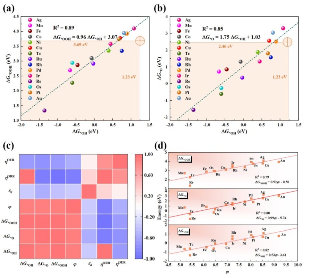 【純計算】J. Colloid Interf. Sci.：用于促進氧還原、析氧和析氫的單過渡金屬修飾C4N/MoS2異質結構