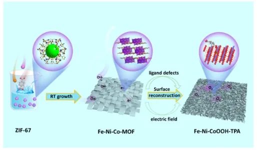 哈爾濱工業大學ACS Catalysis：配體缺陷誘導結構自重構，顯著提升堿性OER活性