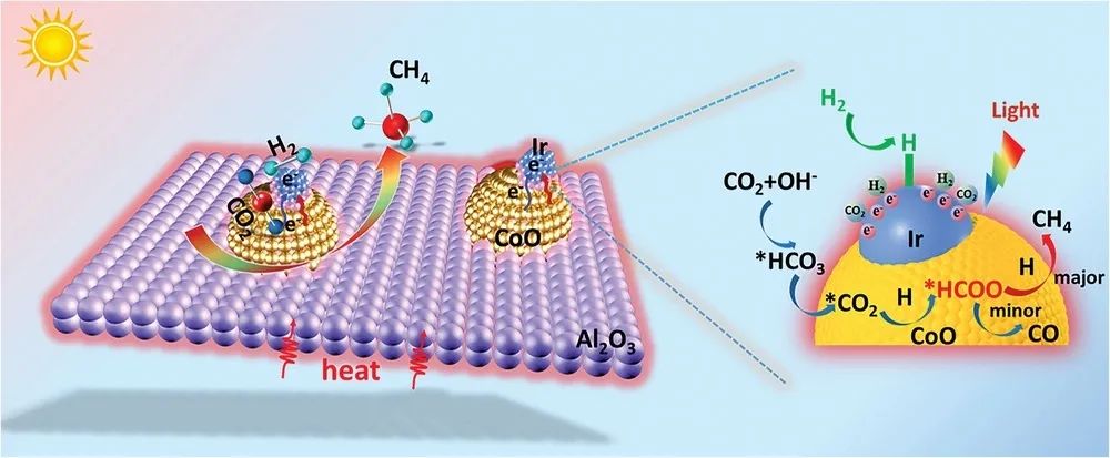 【DFT+實(shí)驗(yàn)】Adv. Sci.：Ir-CoO/Al2O3實(shí)現(xiàn)高效持久的CO2制取甲烷