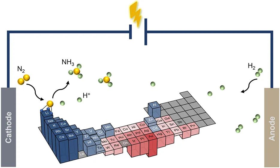上科大最新JACS：從熱力學角度，應使用哪些金屬介導氮氣和氫氣電合成氨？