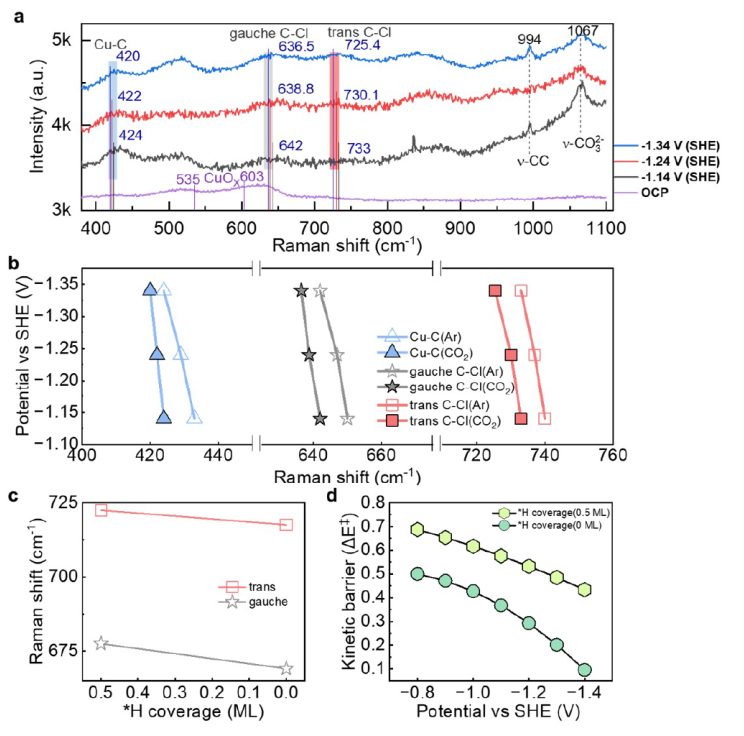 耶魯大學王海梁JACS：CO2電催化還原氯化碳氫化合物