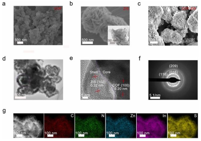 廣州大學/山東大學Nano Energy：給體-受體型COF-ZIS核殼結構S型異質結高效光催化析氫
