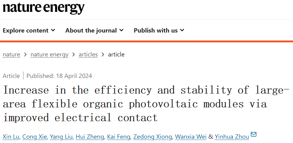 華中科技大學，重磅Nature Energy！