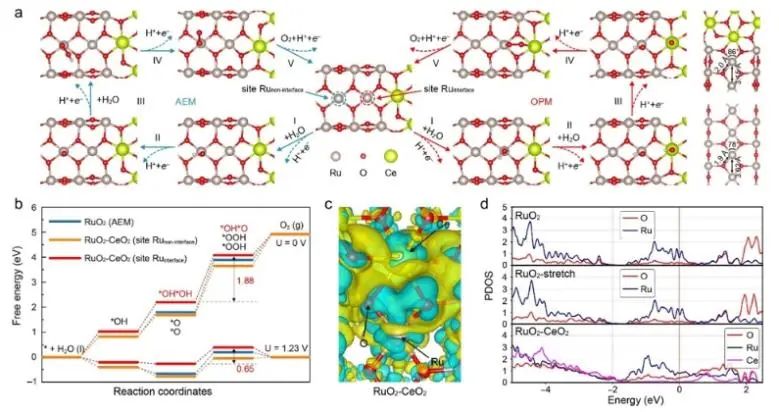 鄭州大學ACS Catalysis：晶格匹配策略起大作用，構建RuO2-CeO2用于高效催化酸性水氧化