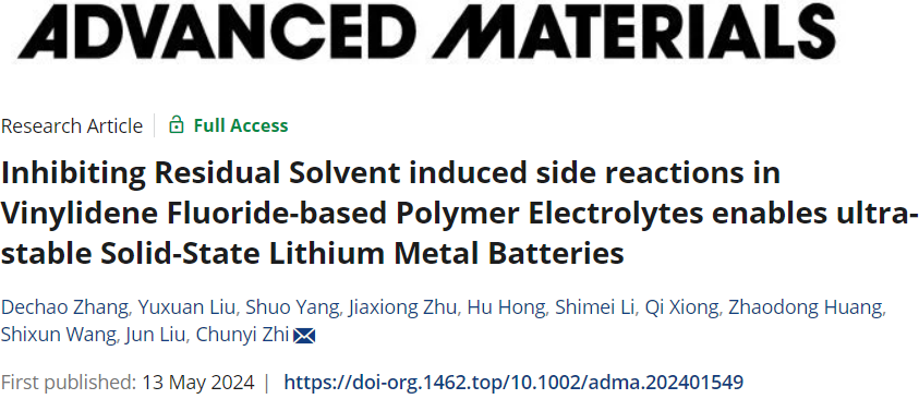 支春義教授最新AM：攻克電解質中長期被忽視的難點！