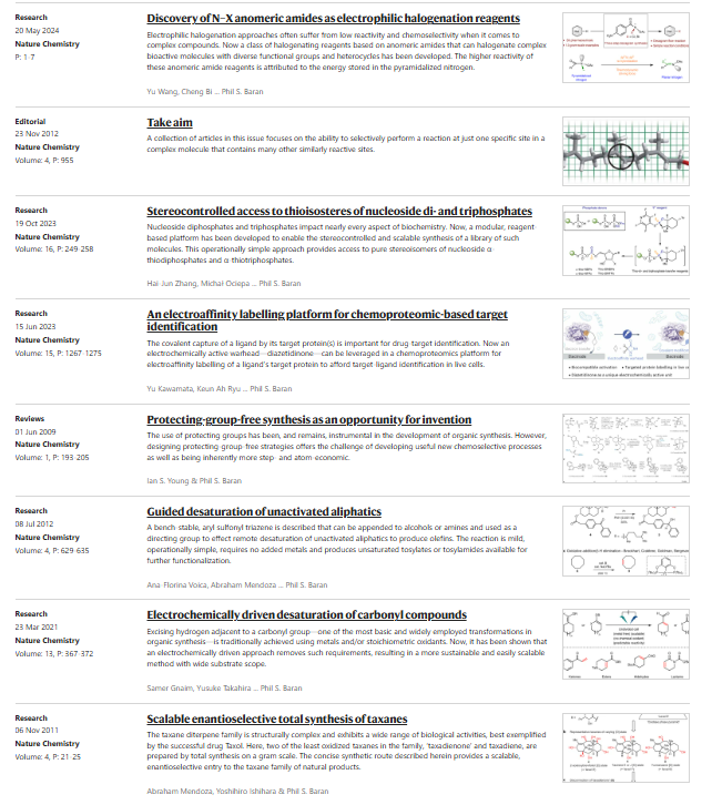 他，有機合成大牛，10年從教授到院士，第7篇Nature Chemistry!