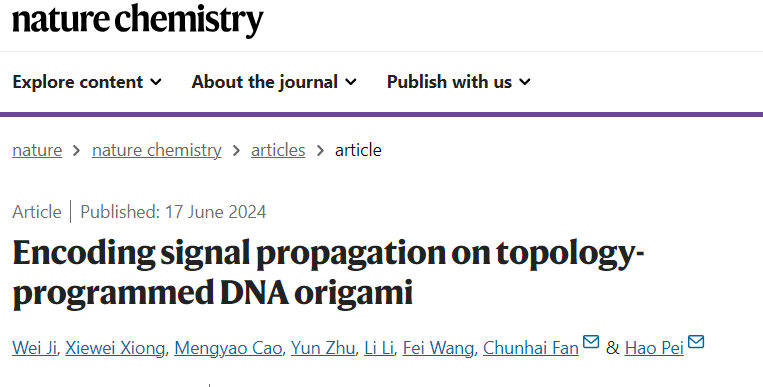 被院士稱為“美麗的誤會(huì)”！華東師大，最新Nature Chemistry再次解決DNA折紙難題!