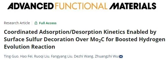 催化進展，8篇頂刊！EES、Angew、AFM、ACS Catalysis、Nano Letters等成果精選！