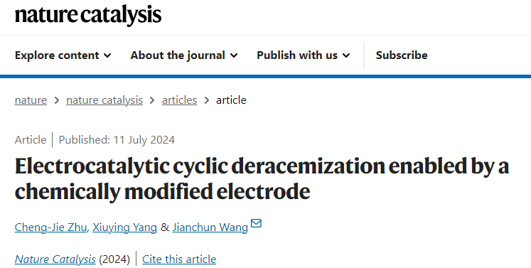 師承諾獎得主！南方科技大學，最新Nature Catalysis！