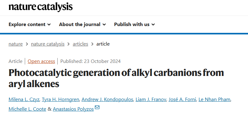 牛！他，剛發JACS，再發Nature Catalysis！