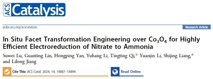 福州大學，ACS Catal.！